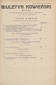 Biuletyn Kowieński Wilbi. 1935, nr 1321 (13 lipca)
