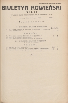 Biuletyn Kowieński Wilbi. 1935, nr 1326 (20 lipca)