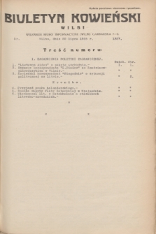 Biuletyn Kowieński Wilbi. 1935, nr 1327 (22 lipca)