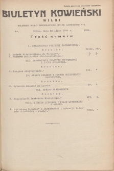Biuletyn Kowieński Wilbi. 1935, nr 1328 (23 lipca)