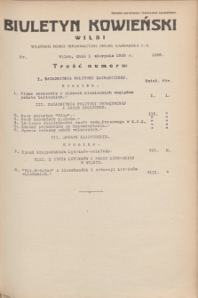 Biuletyn Kowieński Wilbi. 1935, nr 1332 (1 sierpnia)