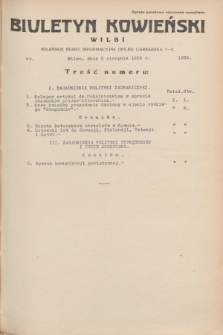 Biuletyn Kowieński Wilbi. 1935, nr 1335 (5 sierpnia)