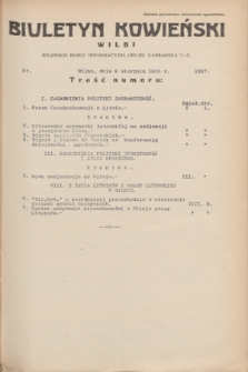 Biuletyn Kowieński Wilbi. 1935, nr 1337 (9 sierpnia)