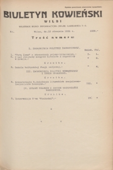 Biuletyn Kowieński Wilbi. 1935, nr 1339 (13 sierpnia)