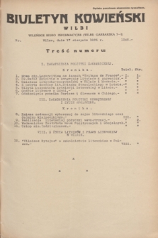Biuletyn Kowieński Wilbi. 1935, nr 1342 (17 sierpnia)