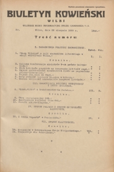 Biuletyn Kowieński Wilbi. 1935, nr 1345 (22 sierpnia)