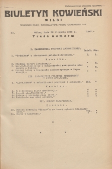 Biuletyn Kowieński Wilbi. 1935, nr 1347 (26 sierpnia)