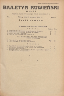 Biuletyn Kowieński Wilbi. 1935, nr 1350 (30 sierpnia)