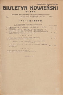 Biuletyn Kowieński Wilbi. 1935, nr 1358 (20 września)