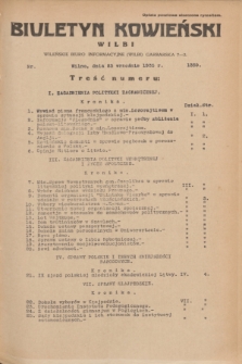 Biuletyn Kowieński Wilbi. 1935, nr 1359 (23 września)