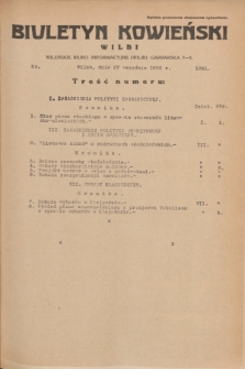 Biuletyn Kowieński Wilbi. 1935, nr 1361 (27 września)
