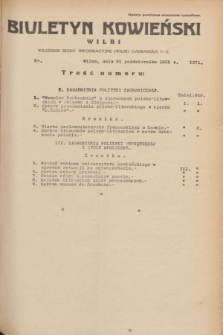 Biuletyn Kowieński Wilbi. 1935, nr 1371 (21 października)