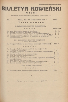 Biuletyn Kowieński Wilbi. 1935, nr 1373 (25 października)