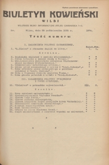 Biuletyn Kowieński Wilbi. 1935, nr 1374 (28 października)