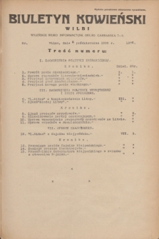 Biuletyn Kowieński Wilbi. 1935, nr 1378 (8 października)
