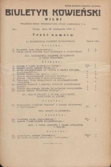 Biuletyn Kowieński Wilbi. 1935, nr 1384 (22 listopada)