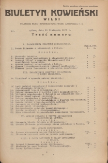 Biuletyn Kowieński Wilbi. 1935, nr 1385 (25 listopada)