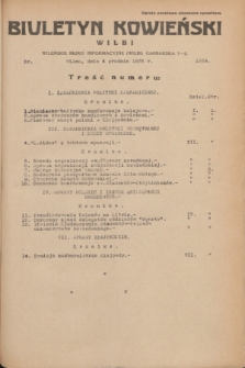 Biuletyn Kowieński Wilbi. 1935, nr 1389 (4 grudnia)