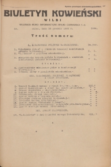 Biuletyn Kowieński Wilbi. 1935, nr 1394 (16 grudnia)