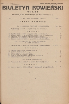 Biuletyn Kowieński Wilbi. 1935, nr 1395 (18 grudnia)