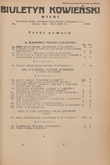 Biuletyn Kowieński Wilbi. 1936, nr 1408 (22 stycznia)