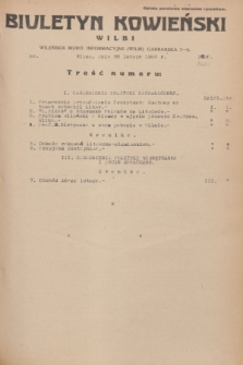 Biuletyn Kowieński Wilbi. 1936, nr 1420 (20 lutego)