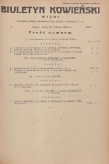 Biuletyn Kowieński Wilbi. 1936, nr 1424 (29 lutego)