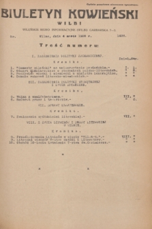 Biuletyn Kowieński Wilbi. 1936, nr 1426 (4 marca)