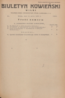 Biuletyn Kowieński Wilbi. 1936, nr 1429 (11 marca)