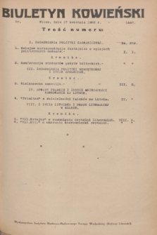 Biuletyn Kowieński Wilbi. 1936, nr 1447 (17 kwietnia)