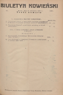 Biuletyn Kowieński Wilbi. 1936, nr 1448 (21 kwietnia)