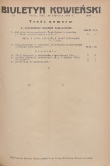 Biuletyn Kowieński Wilbi. 1936, nr 1449 (22 kwietnia)