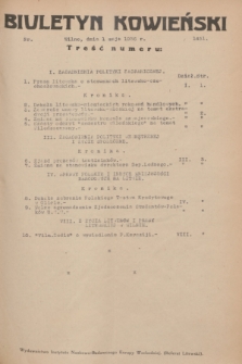 Biuletyn Kowieński Wilbi. 1936, nr 1451 (1 maja)