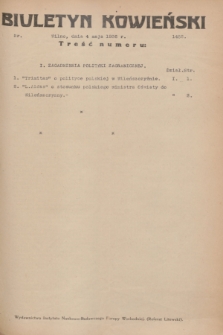 Biuletyn Kowieński Wilbi. 1936, nr 1452 (4 maja)