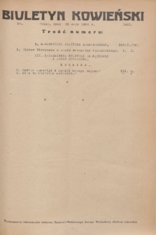 Biuletyn Kowieński Wilbi. 1936, nr 1461 (20 maja)