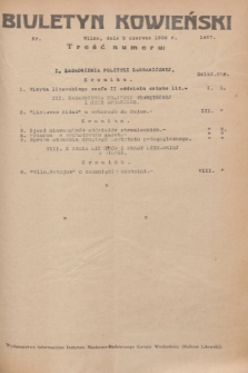 Biuletyn Kowieński Wilbi. 1936, nr 1467 (5 czerwca)