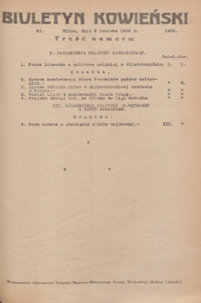 Biuletyn Kowieński Wilbi. 1936, nr 1468 (8 czerwca)