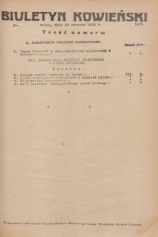 Biuletyn Kowieński Wilbi. 1936, nr 1473 (19 czerwca)