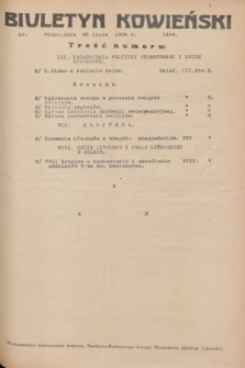 Biuletyn Kowieński Wilbi. 1936, nr 1484 (28 lipca)