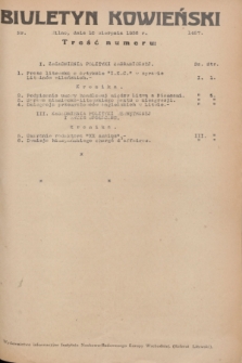 Biuletyn Kowieński Wilbi. 1936, nr 1487 (10 sierpnia)