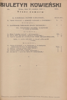 Biuletyn Kowieński Wilbi. 1936, nr 1503 (16 września)