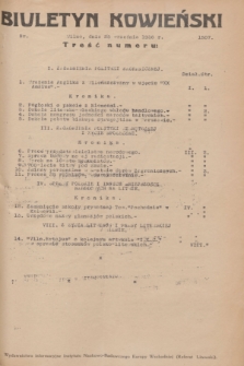 Biuletyn Kowieński Wilbi. 1936, nr 1507 (25 września)