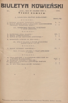 Biuletyn Kowieński Wilbi. 1936, nr 1509 (30 września)