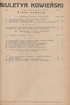 Biuletyn Kowieński Wilbi. 1936, nr 1511 (5 września)