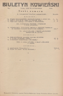 Biuletyn Kowieński Wilbi. 1936, nr 1524 (29 października)