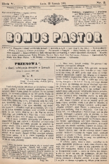 Bonus Pastor. R. 5, 1881, nr 2