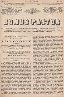 Bonus Pastor. R. 5, 1881, nr 15