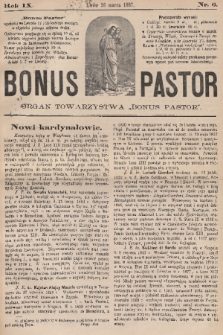 Bonus Pastor / organ Towarzystwa „Bonus Pastor”. R. 9, 1887, nr 6