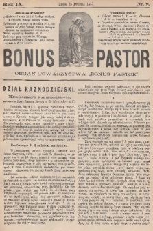 Bonus Pastor / organ Towarzystwa „Bonus Pastor”. R. 9, 1887, nr 8