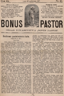 Bonus Pastor / organ Towarzystwa „Bonus Pastor”. R. 9, 1887, nr 20